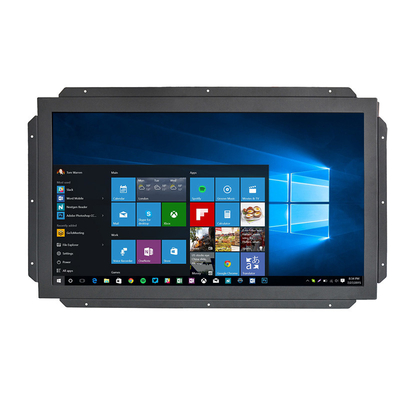 VGA DVI DC12V ইনফ্রারেড মাল্টি টাচ স্ক্রীন 250cd/M2 4 পয়েন্ট টাচ