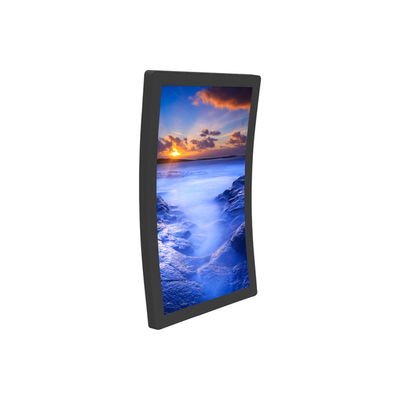 ব্যাঙ্কিং ইন্ডাস্ট্রির জন্য HDMI সিমলেস কার্ভড টাচ স্ক্রিন ডিসপ্লে 300 নিট
